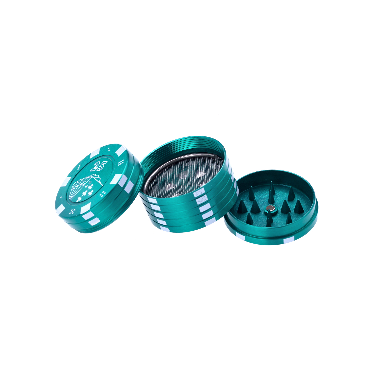 Champ High Chips grinder in metallo 42 mm 3 parti