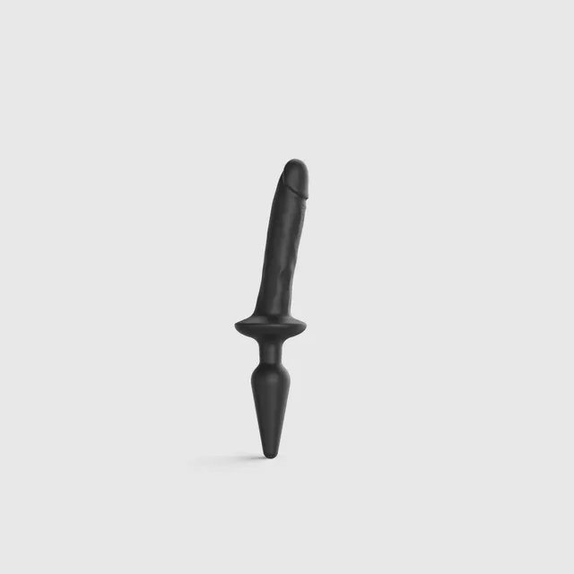 Strapon-me Switch Plug-in dildo plug nero taglia S