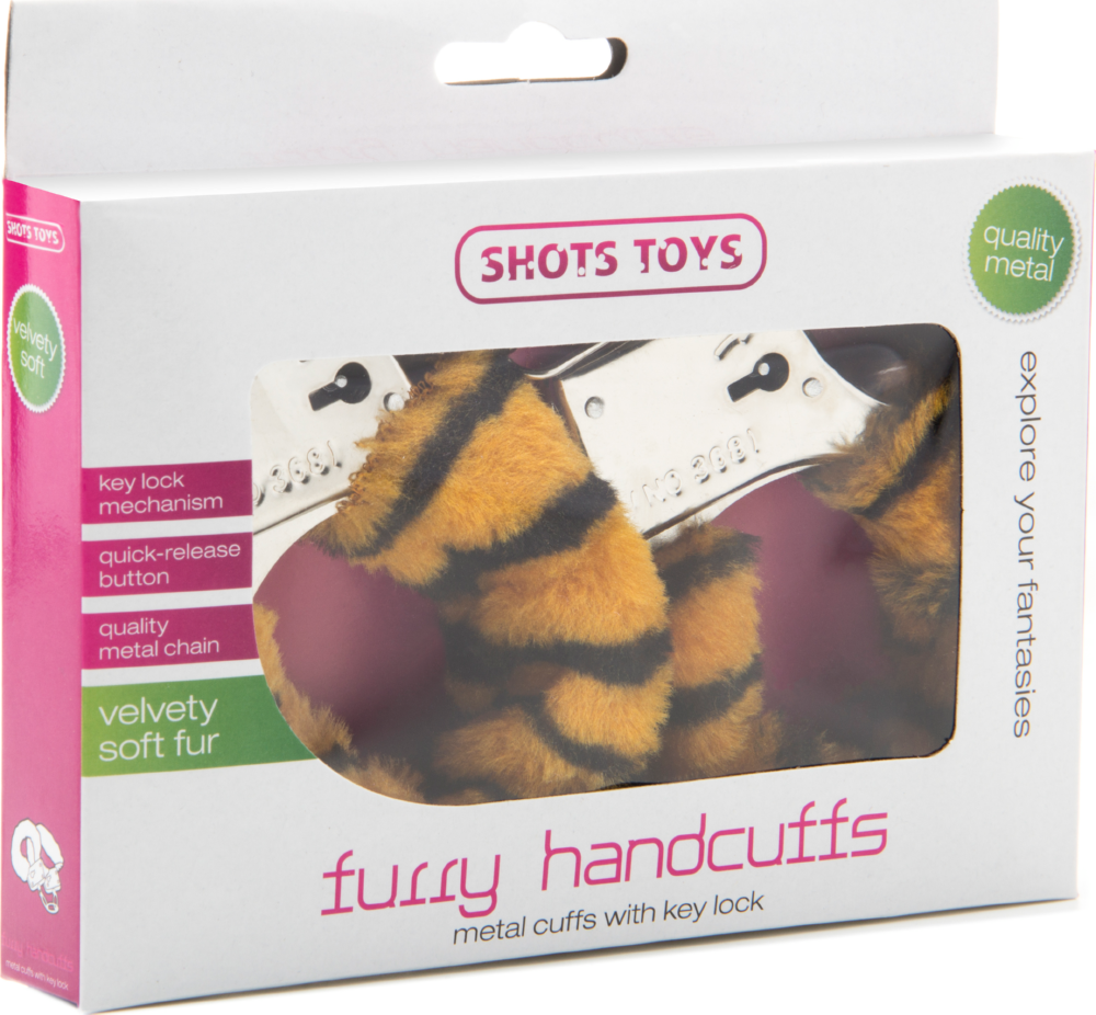 Shots Furry Handcuff Tigre manette peluche tigrate