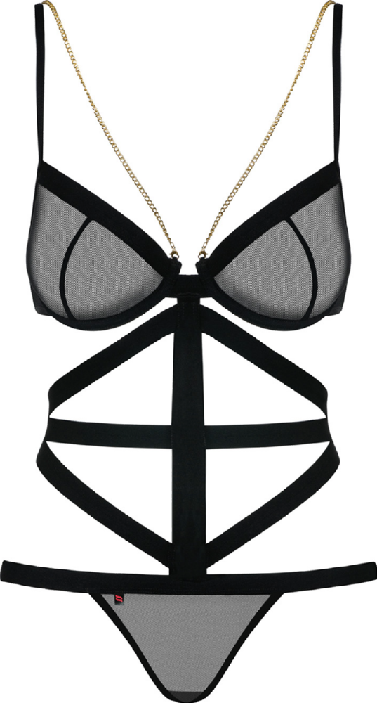 Obsessive Bondy Teddy body sexy nero con catene