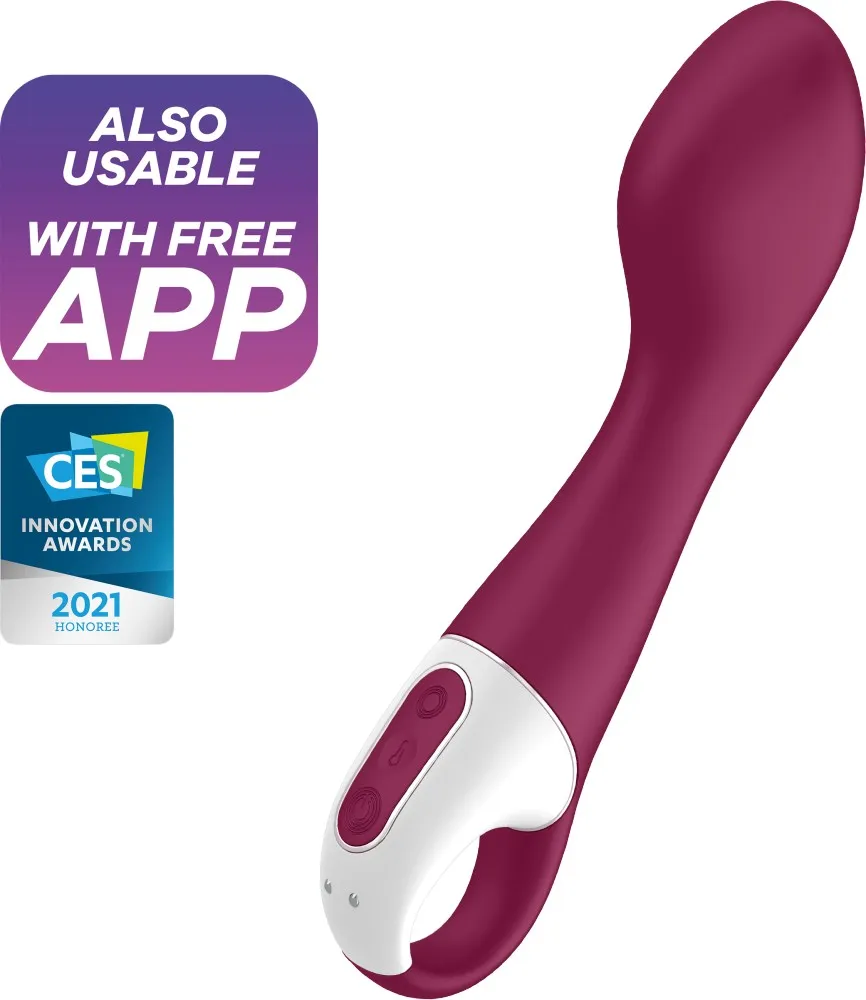 Satisfyer Hot Spot vibratore punto G riscaldante app