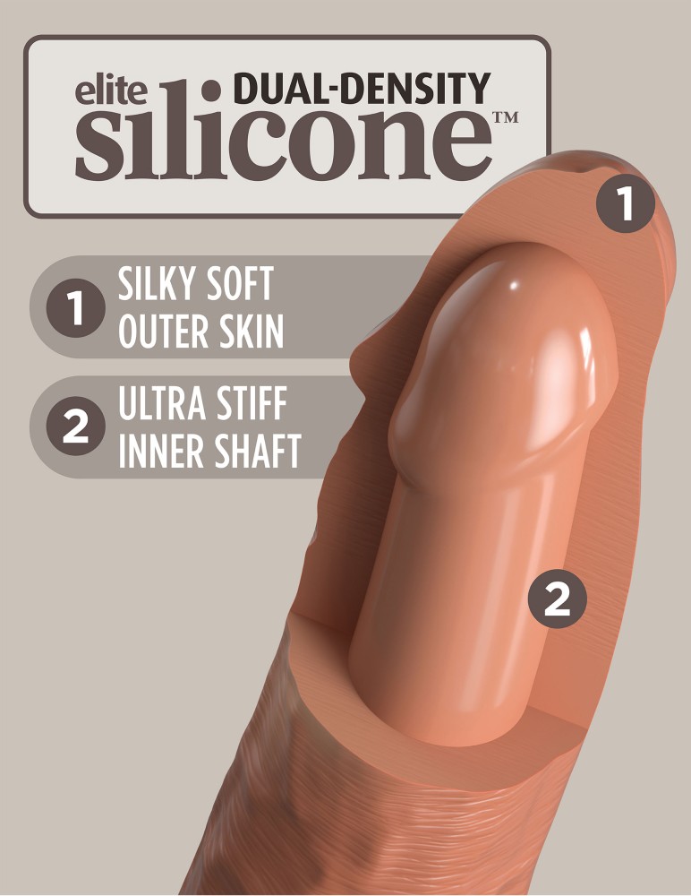 Pipedream Six Inch dildo realistico silicone dual density