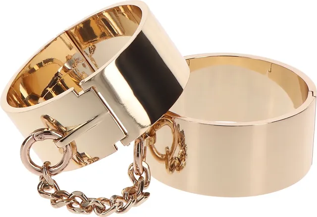 Taboom Dona Slave Wrist Cuffs polsini metallo