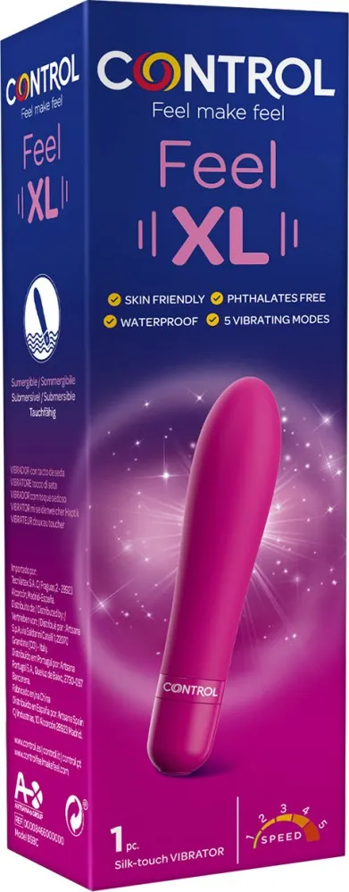 Control Feel XL vibratore classico silicone