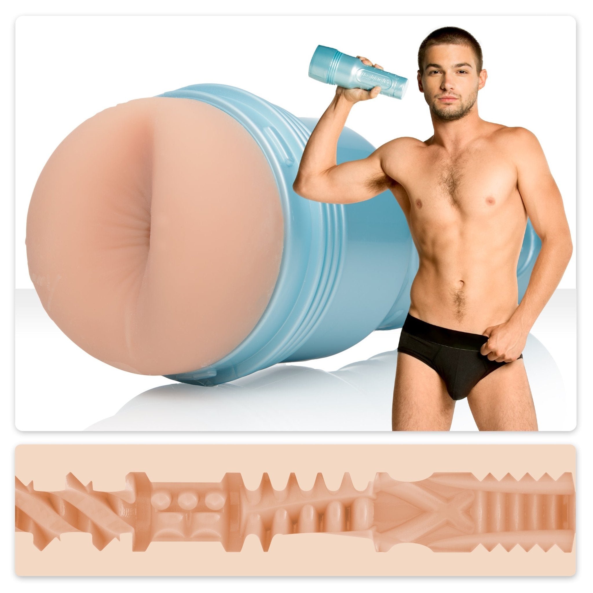 Fleshjack Boys Johnny Rapid masturbatore Man Cave