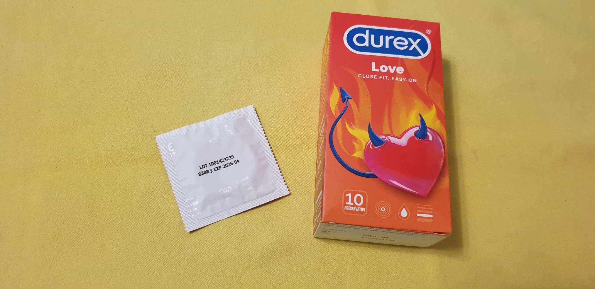 Durex Love Comfort preservativi 10 pezzi easy-on