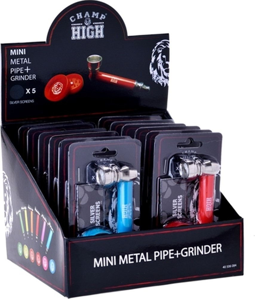 Champ High Kit pipetta mini grinder retine colori assortiti
