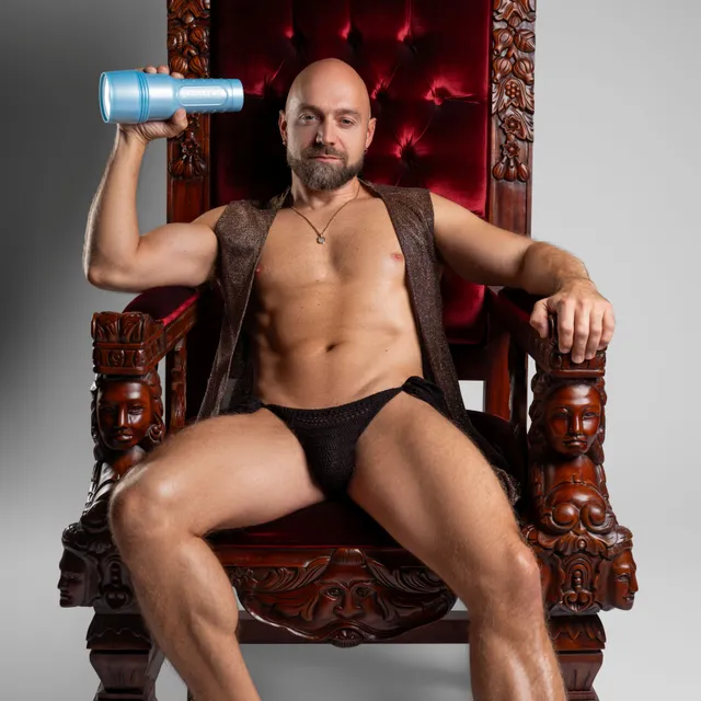 Fleshjack Adam Snow masturbatore Power Drill butt