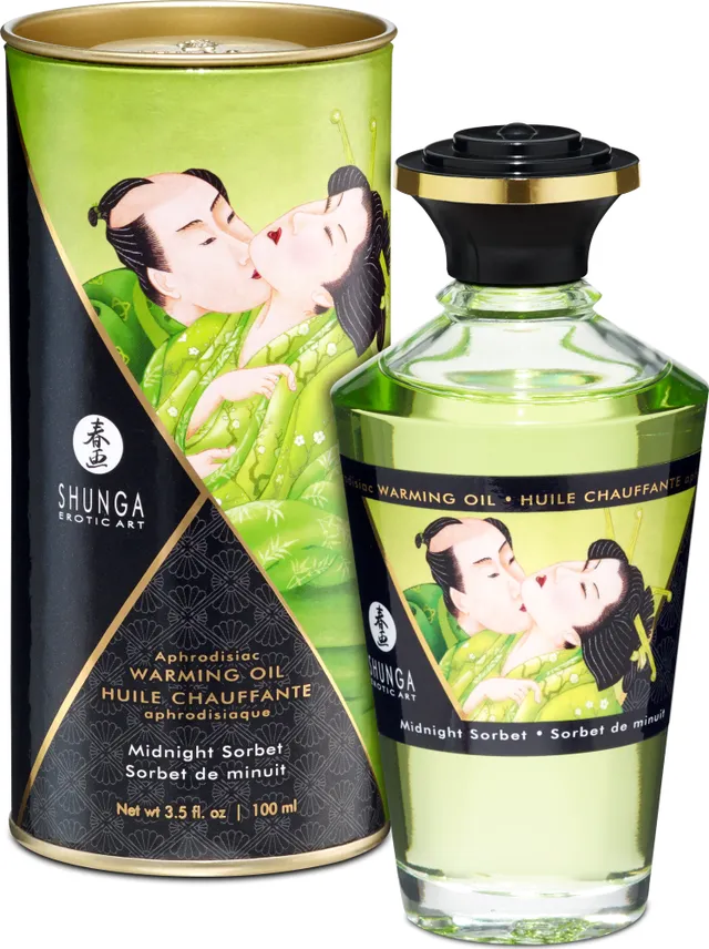 Shunga Aphrodisiac Oil Olio Massaggio 100ml Midnight Sorbet