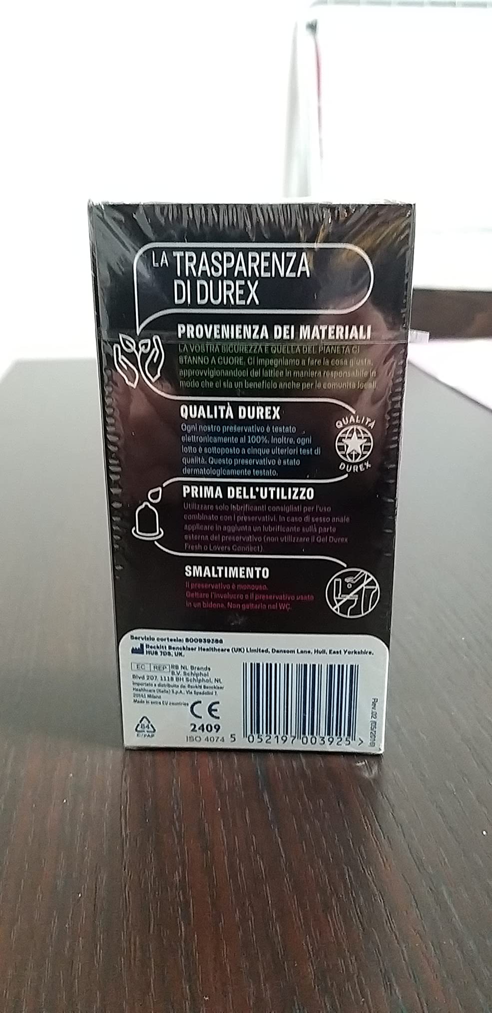 Durex Sync preservativi 6 pezzi ritardanti stimolanti