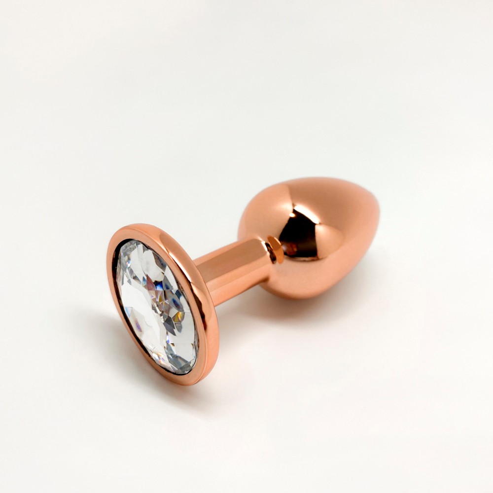 Wooomy Tralalo plug anale metallo White diamante