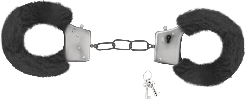Crushious Love Cuffs manette pelose metallo