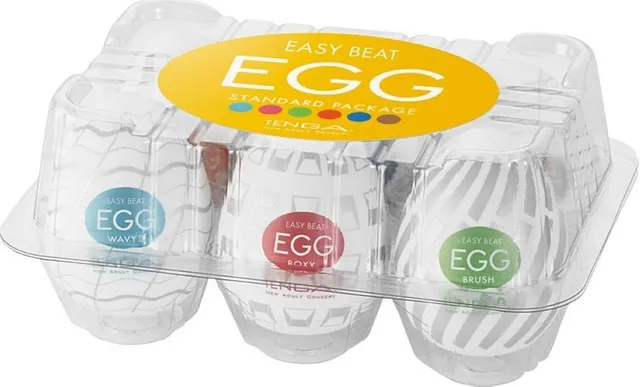 Tenga Egg Variety Pack New Standard masturbatore 6 ovetti