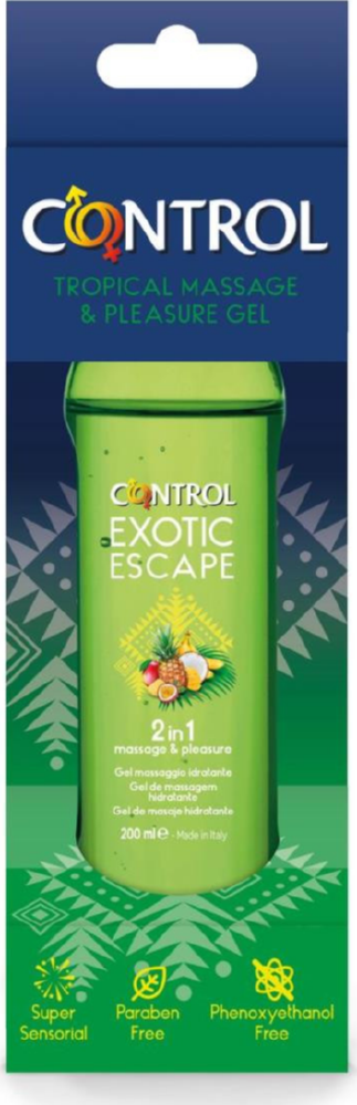 Control Exotic Escape gel massaggio lubrificante 2in1