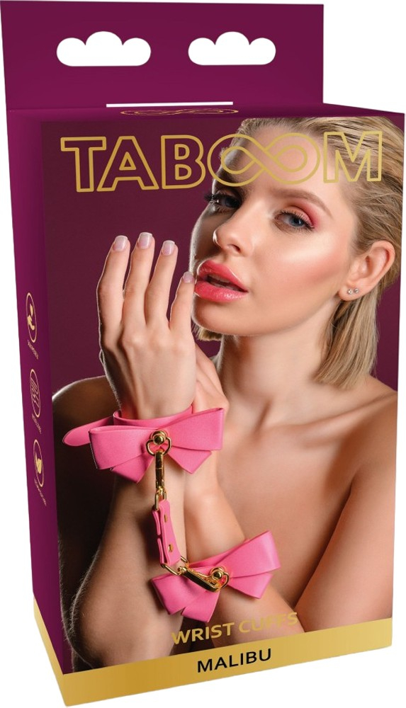 Taboom Malibu Wrist Cuffs manette polsi rosa