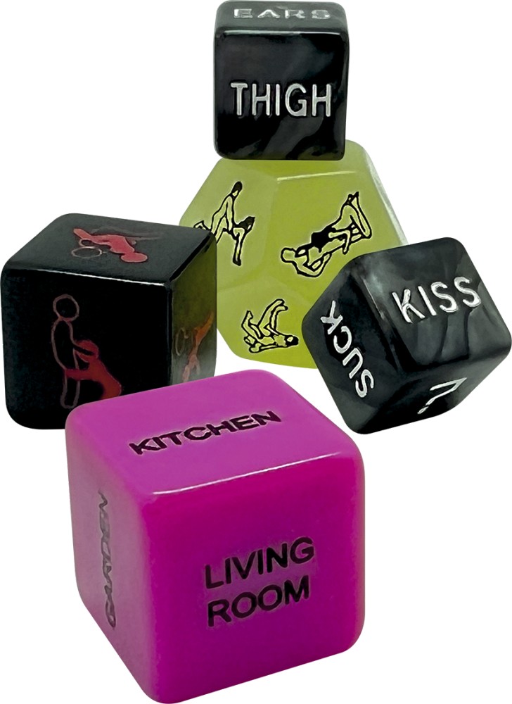Wooomy Ooo Erotic Dice dadi erotici 5 pezzi