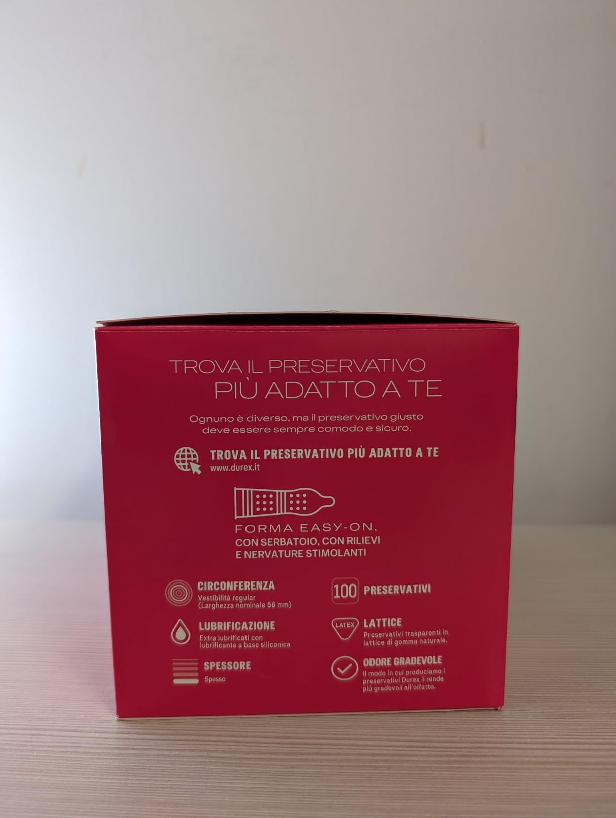 Durex Pleasuremax Preservativi 100 Pezzi con Rilievi