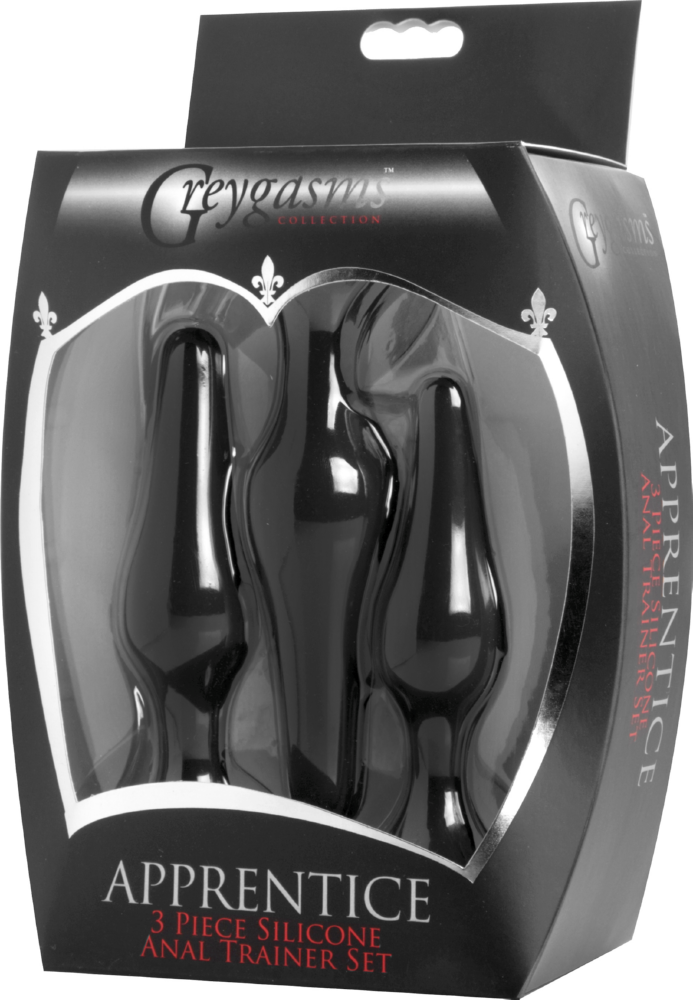 XR Brands Apprentice Anal Trainer set 3 butt plug