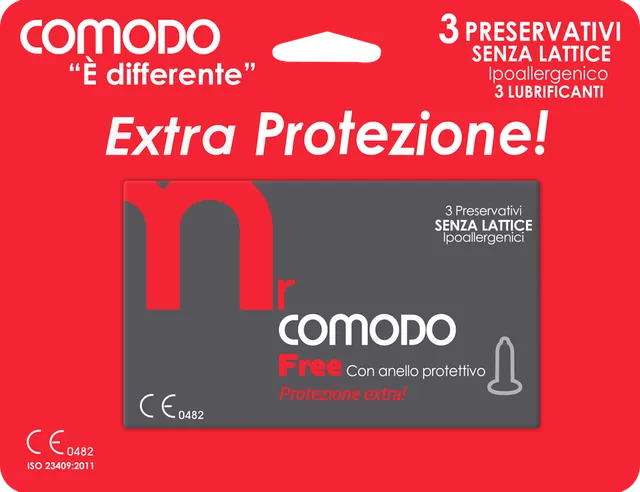 mrComodo Free preservativi anallergici ultrasottili