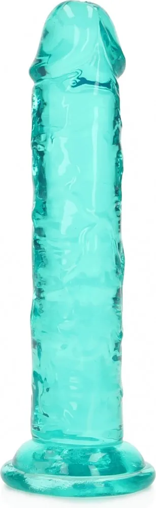 RealRock Straight 6 Dildo con Ventosa Turchese