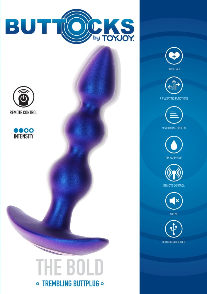 Taboom The Bold palline anali vibranti 16 cm con telecomando