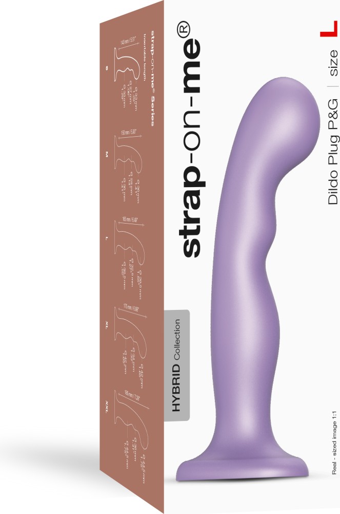 Strapon-me Dildo Plug P&G L dildo con ventosa silicone liquido