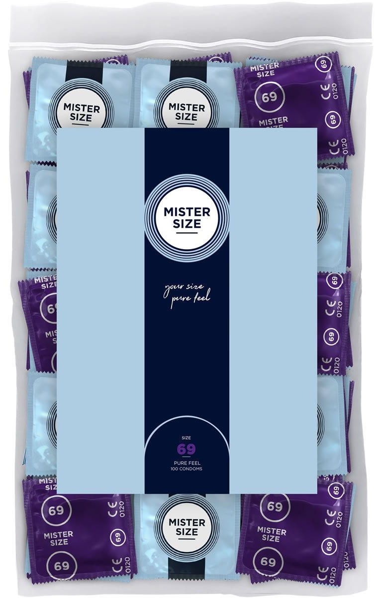 Mister Size 69 mm preservativi XL ultrasottili 100 pezzi