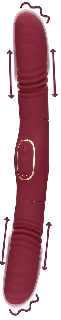 Loveline Double Sided Pulsatore Doppio 33cm Silicone
