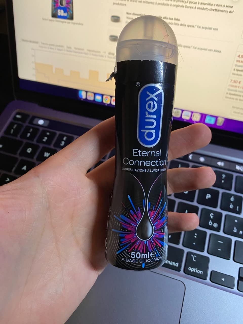 Durex Eternal Connection lubrificante siliconico 50 ml