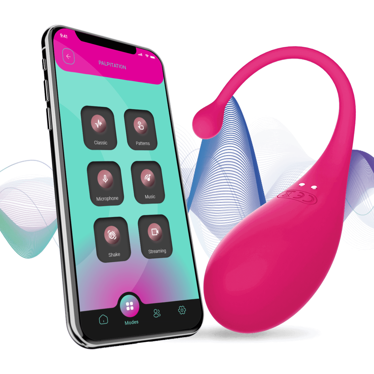 Adrien Lastic Palpitation ovetto vibrante app silicone