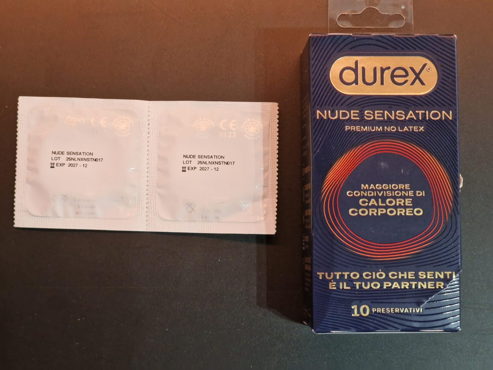 Durex Nude Sensation preservativi nitrile 10 pezzi senza lattice