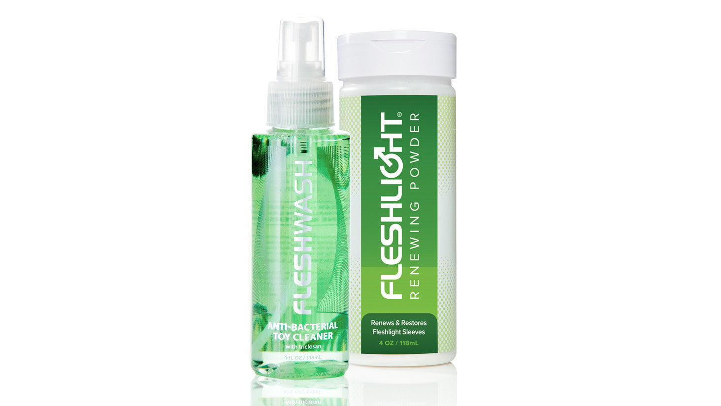 Fleshlight Product Care Kit detergente + polvere 4oz