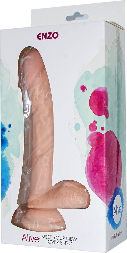 Alive Enzo dildo realistico 21 cm con ventosa