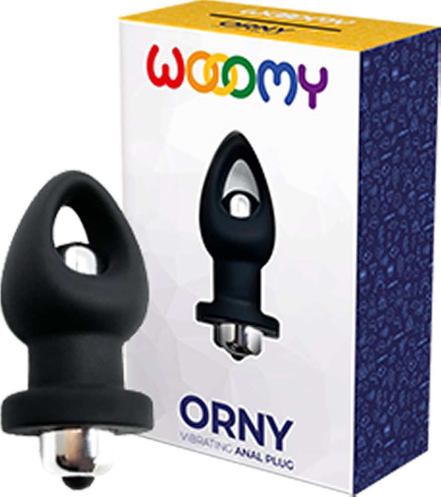 Wooomy Orny plug anale vibrante nero