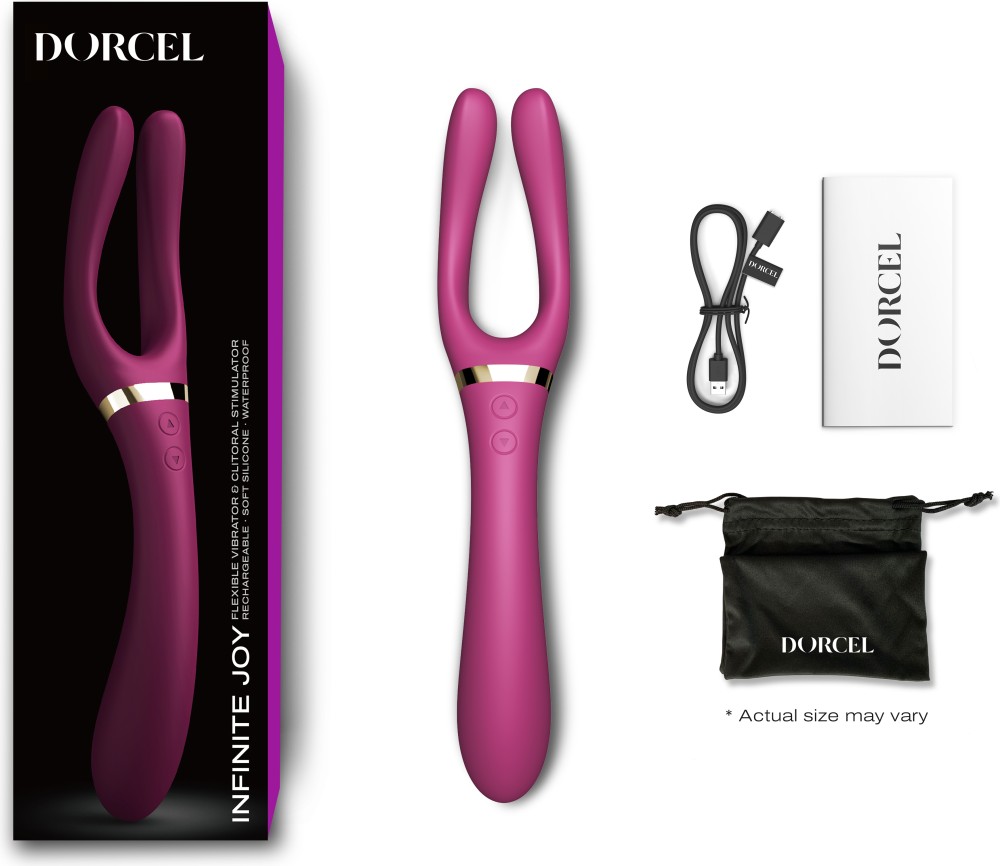 Dorcel Infinite Joy vibratore coppia 3 motori 9 modalità