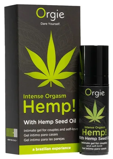 Orgie Hemp Intense Orgasm gel stimolante canapa