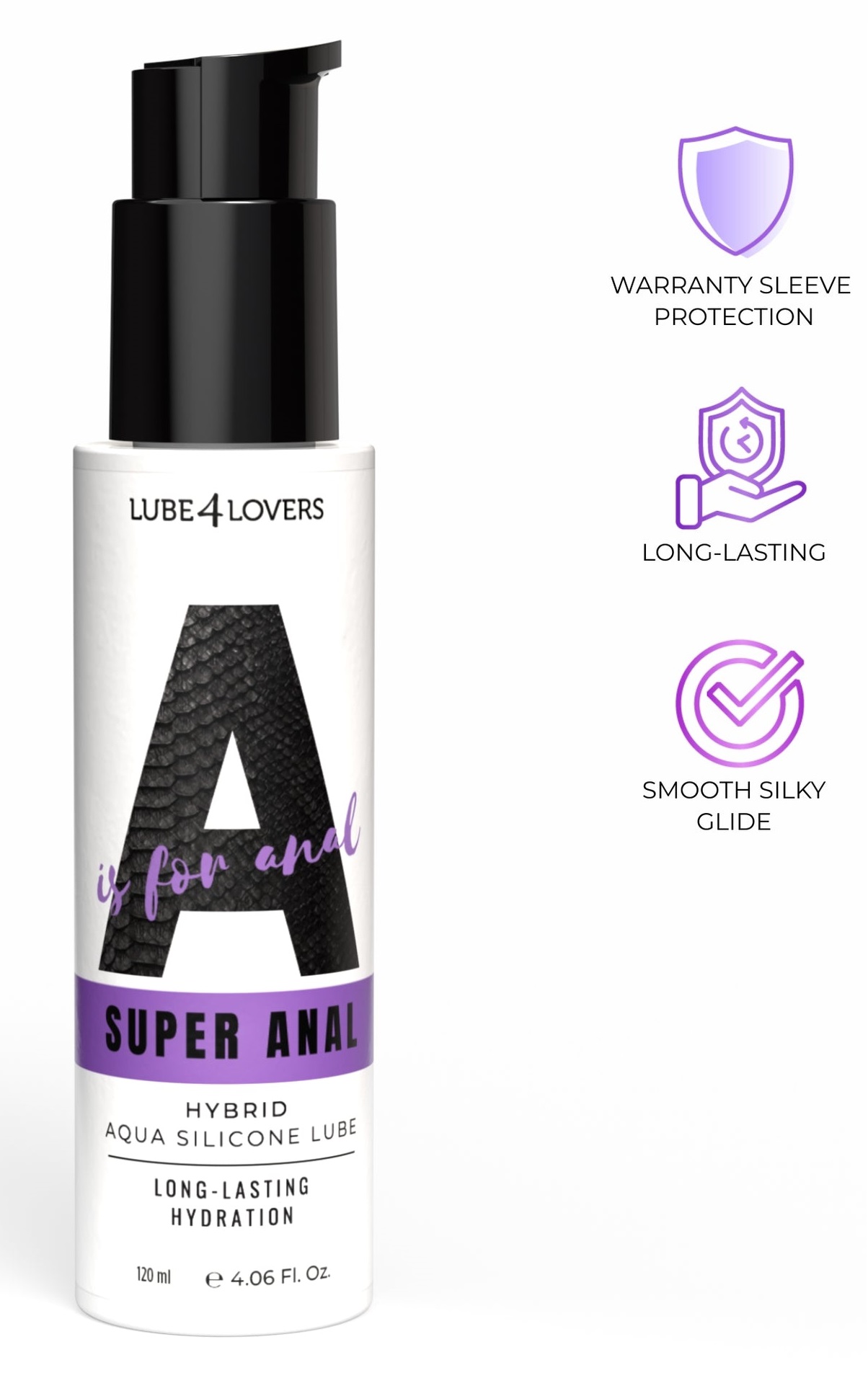 Lube4Lovers A is for Super Anal lubrificante anale 120ml