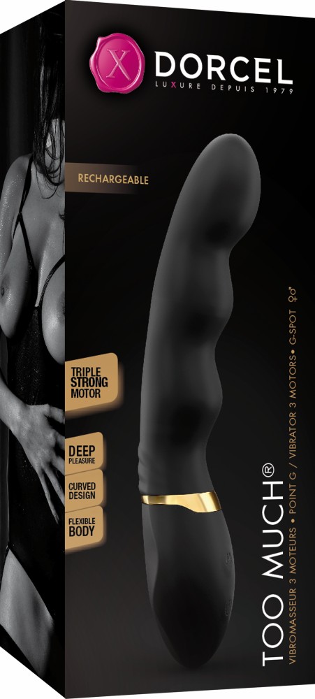 Dorcel Too Much 2.0 vibratore punto G ricaricabile 3 motori