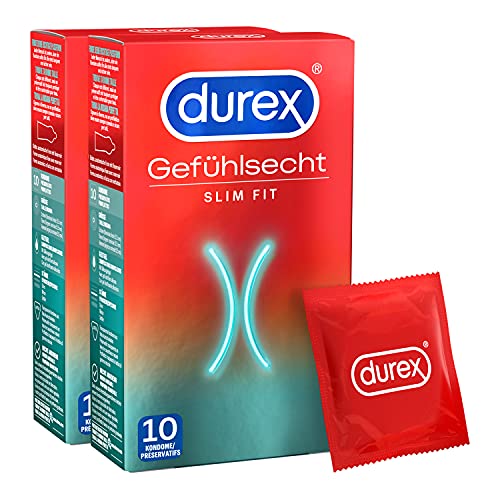 Durex Slim preservativi sottili 20 pezzi aderenti