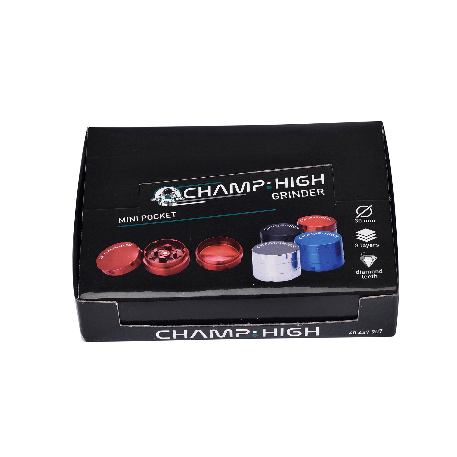 Champ High Metal Mini Grinder 30 mm metallo 3 parti