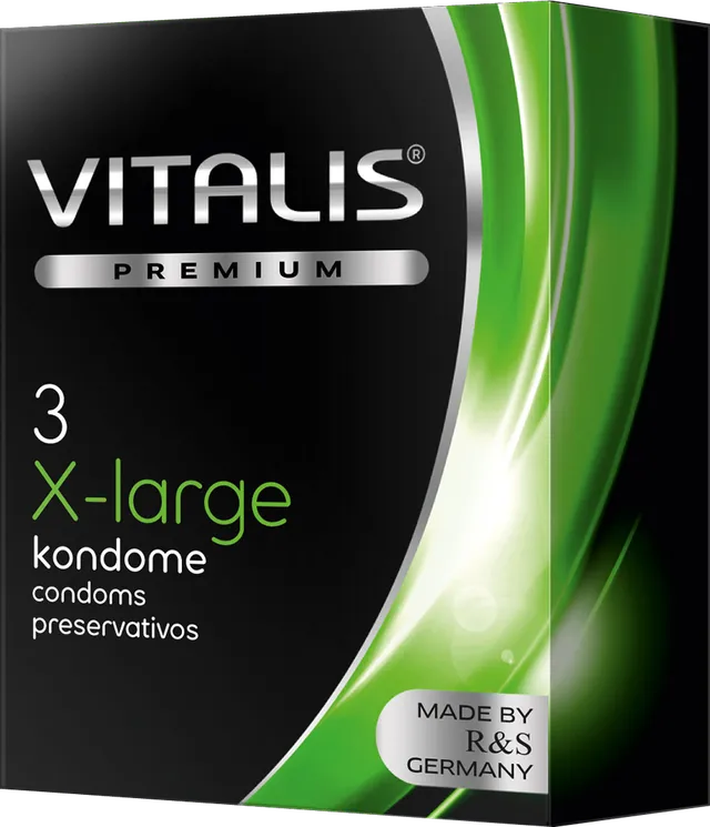 Vitalis X-Large preservativi extra large 57 mm lattice