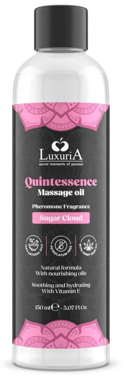 Luxuria Quintessence Sugar Cloud olio massaggi zucchero filato