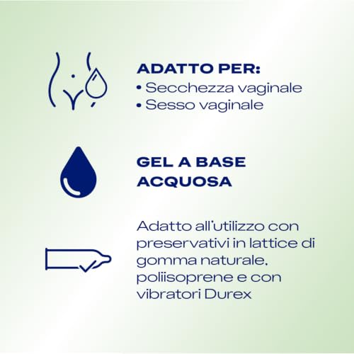 Durex Naturals Pure Gel Lubrificante 250 ml Naturale