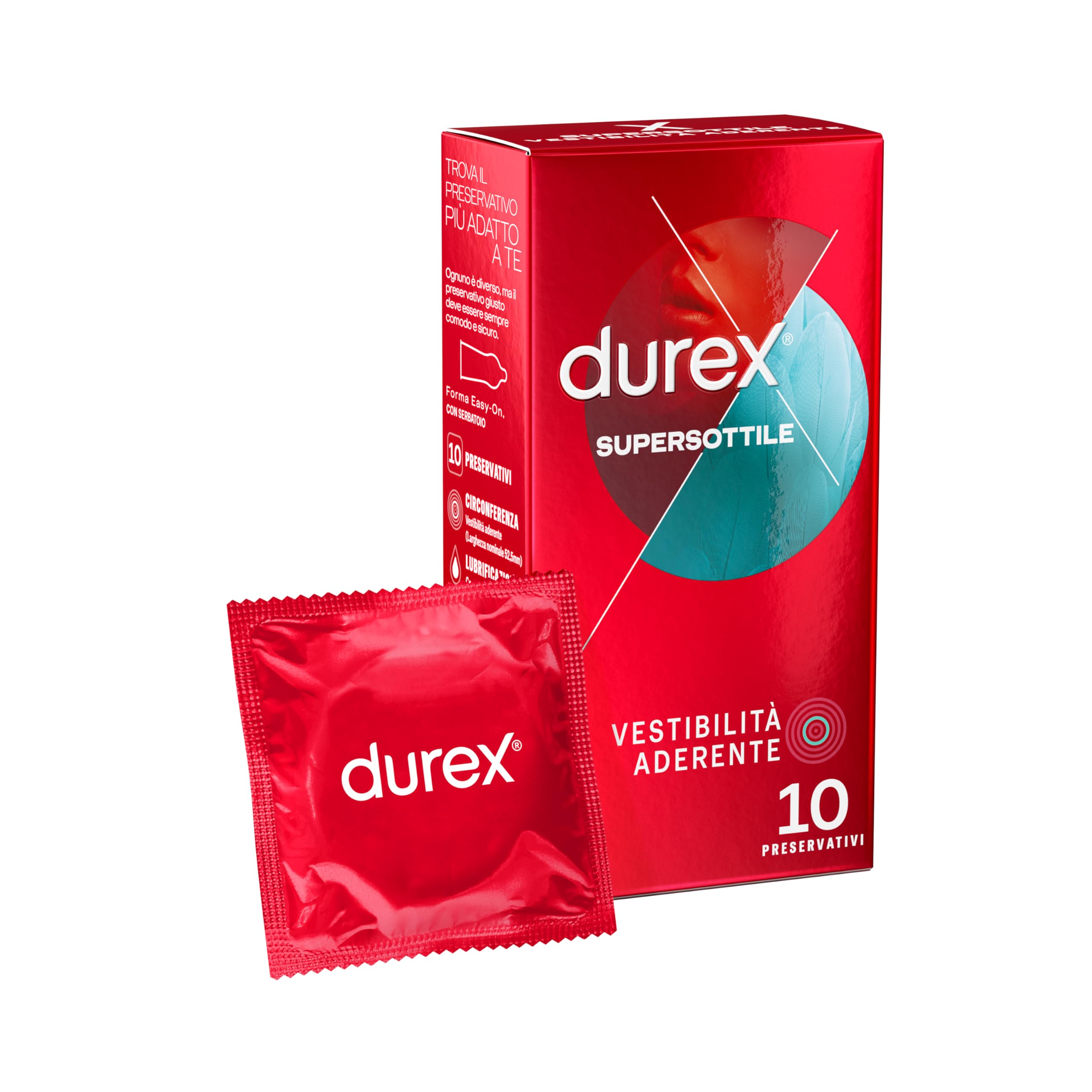Durex Contatto Comfort preservativi sottili 6 pz lubrificati