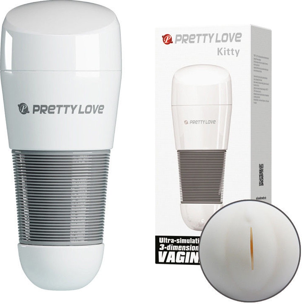 Pretty Love Kitty Masturbatore Vagina Bianco