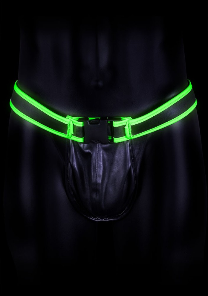 Ouch! Buckle Jock Strap Glow in the Dark Sospensorio S/M