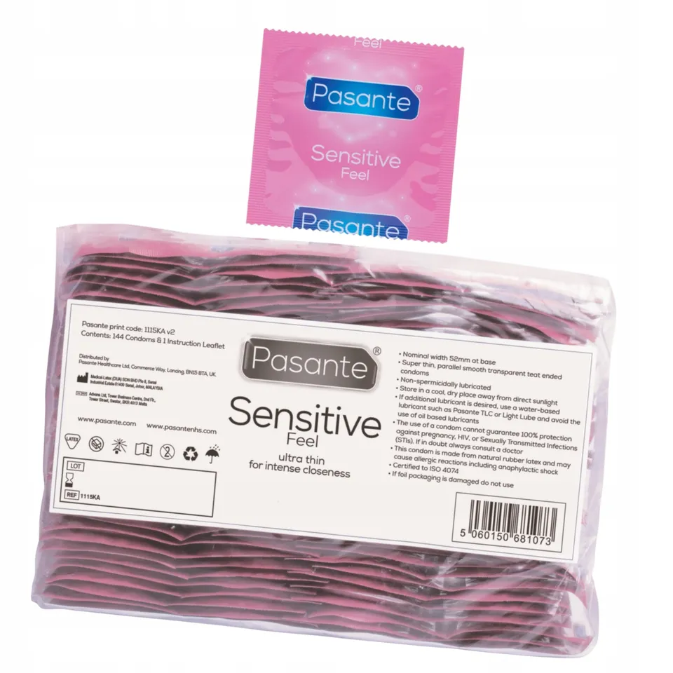 Pasante Xtra Sensitive preservativi sottili 144 pz