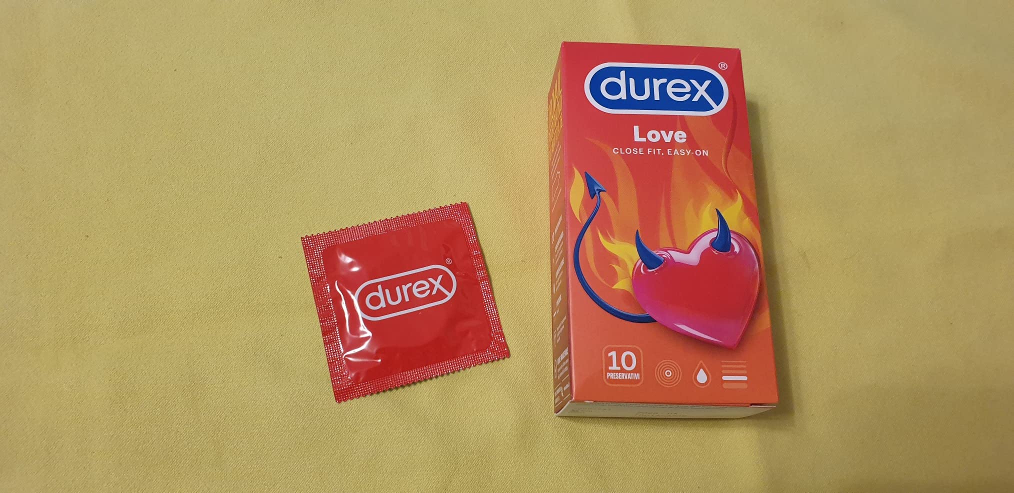 Durex Love Comfort preservativi 10 pezzi easy-on