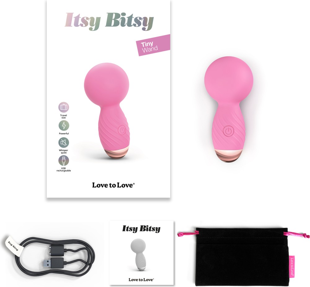 Love to Love Itsy Bitsy mini wand vibratore ricaricabile