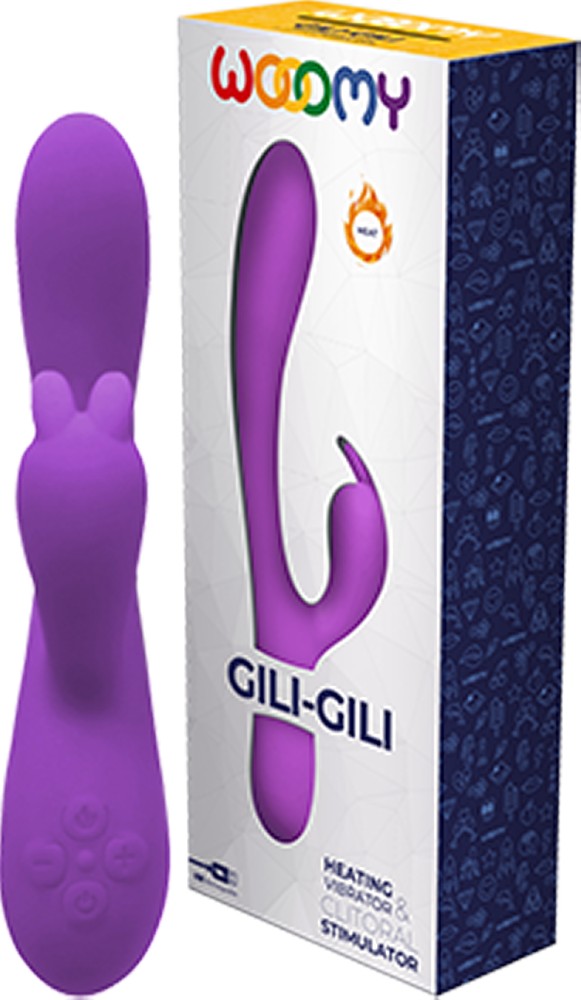 Wooomy Gili-Gili vibratore rabbit riscaldante silicone